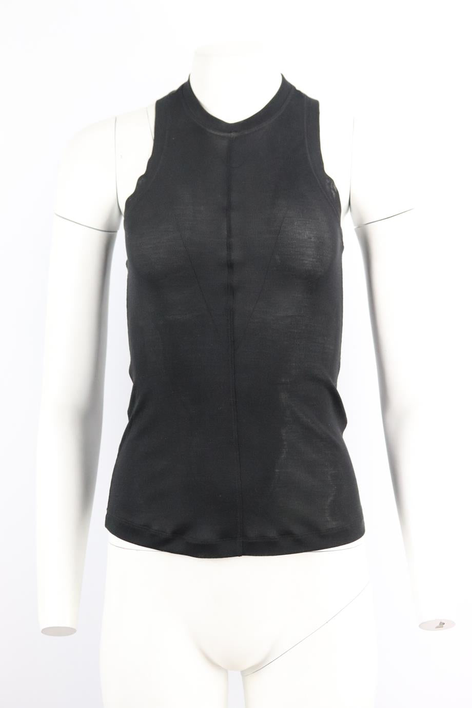 TOM FORD SILK AND WOOL BLEND TOP IT 38 UK 6