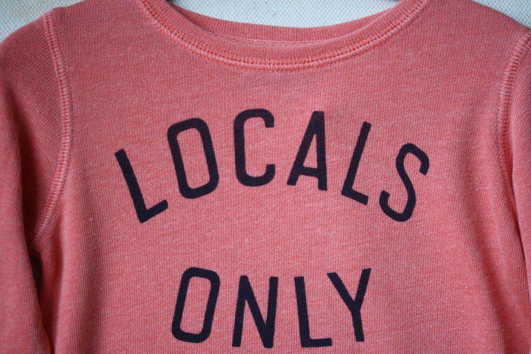 SUNDRY PETIT BABY LOCALS ONLY SWEATSHIRT JUMPER 2 YEARS