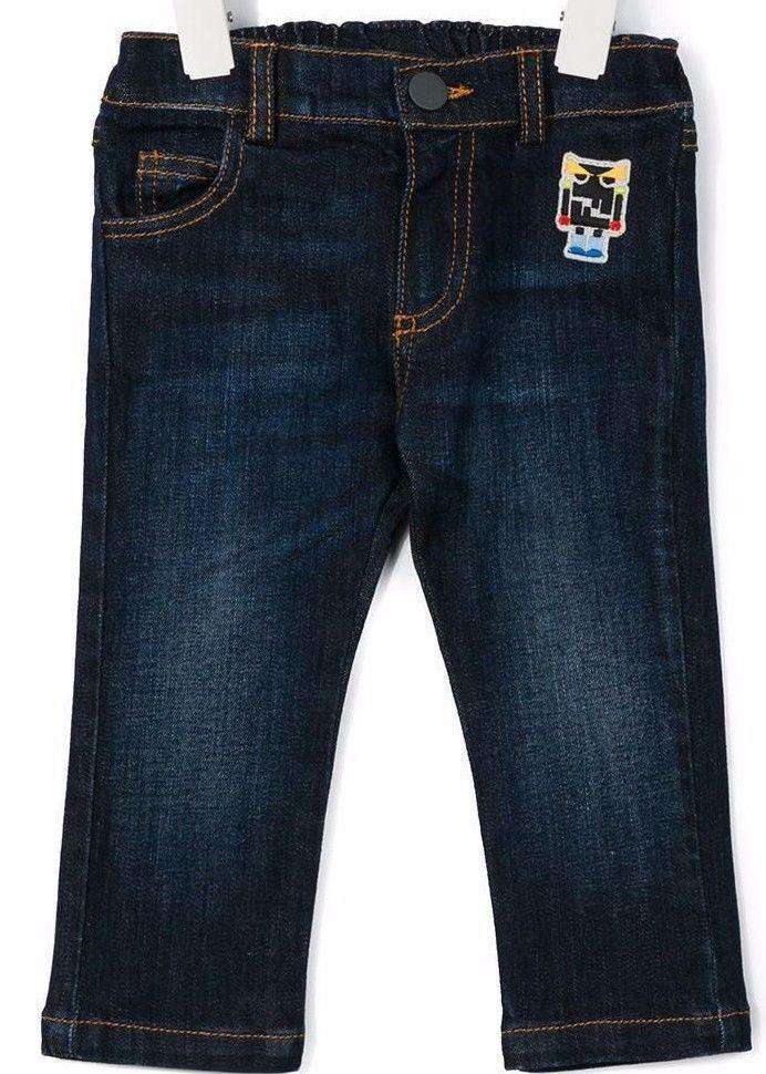 FENDI BABY BLACK MONSTER JEANS 18 MONTHS