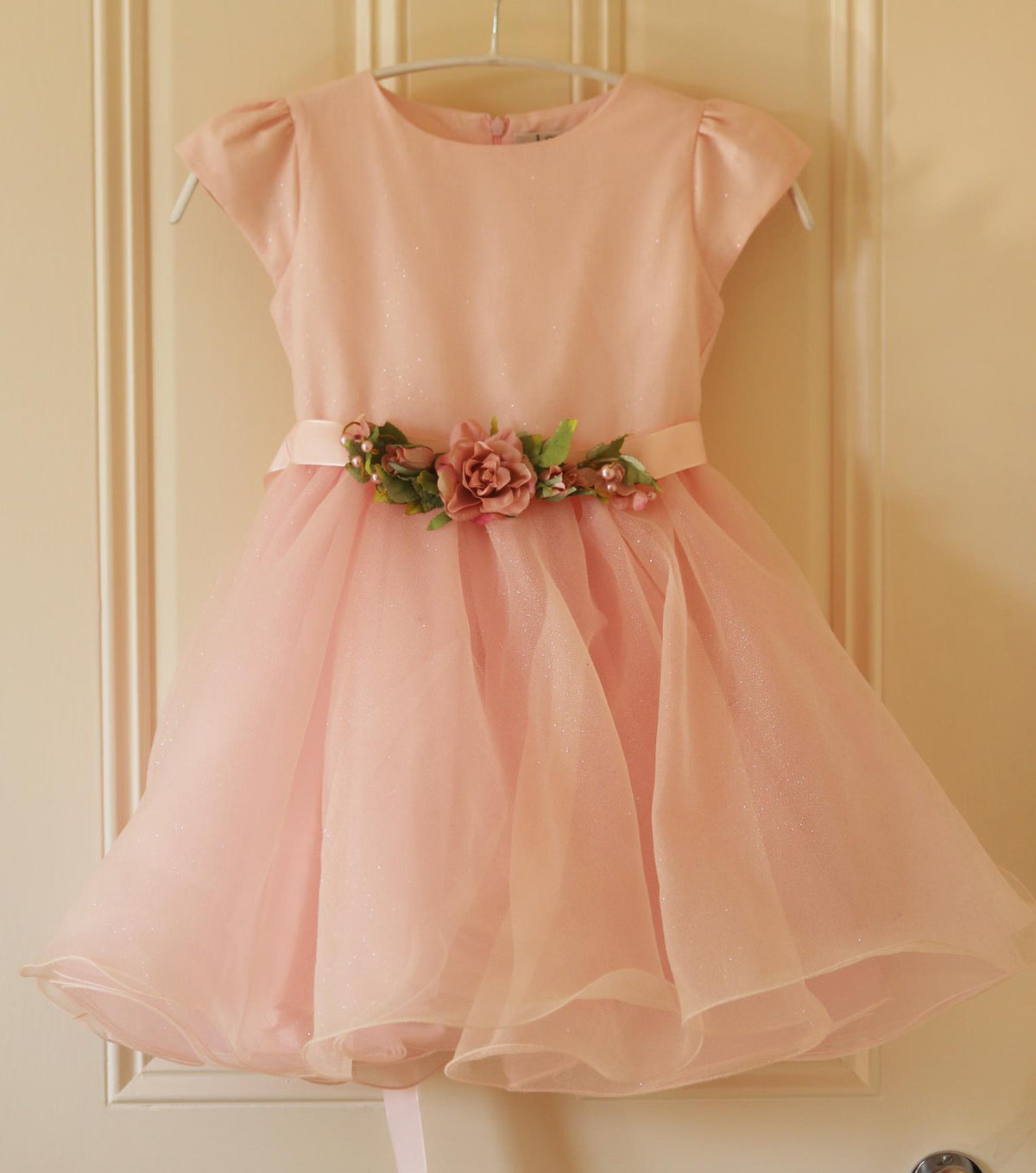 LESY KIDS GIRLS FLORAL CHIFFON DRESS 6 YEARS