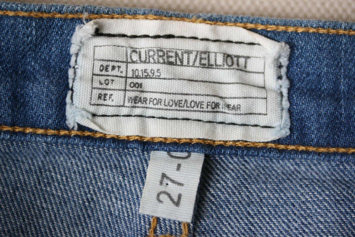 CURRENT ELLIOTT CONCERT CRUISER DENIM SHORTS W27 UK 8/10