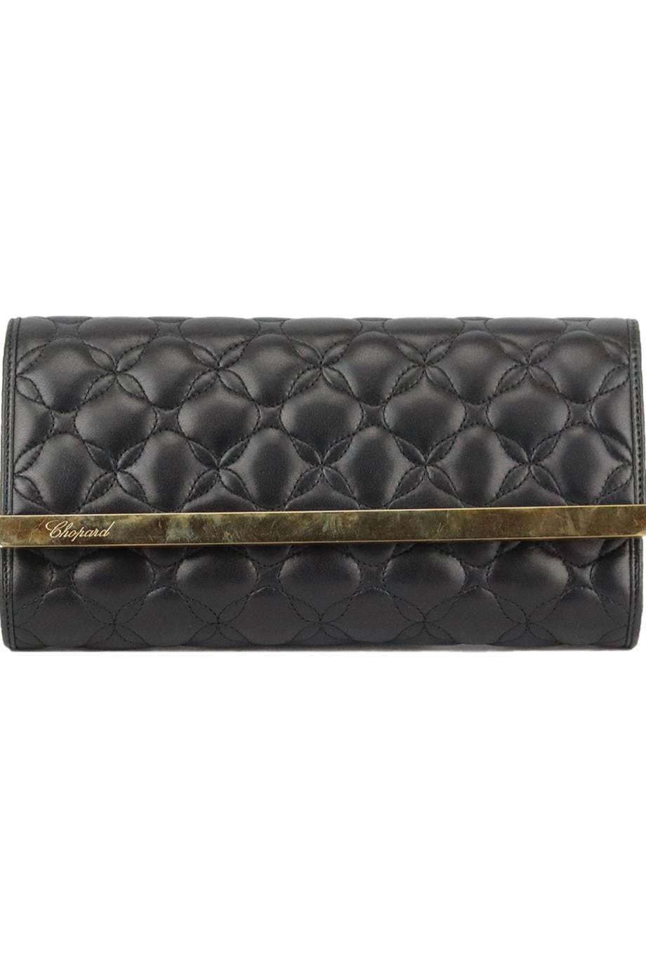CHOPARD IMPERIAL QUILTED LEATHER CLUTCH