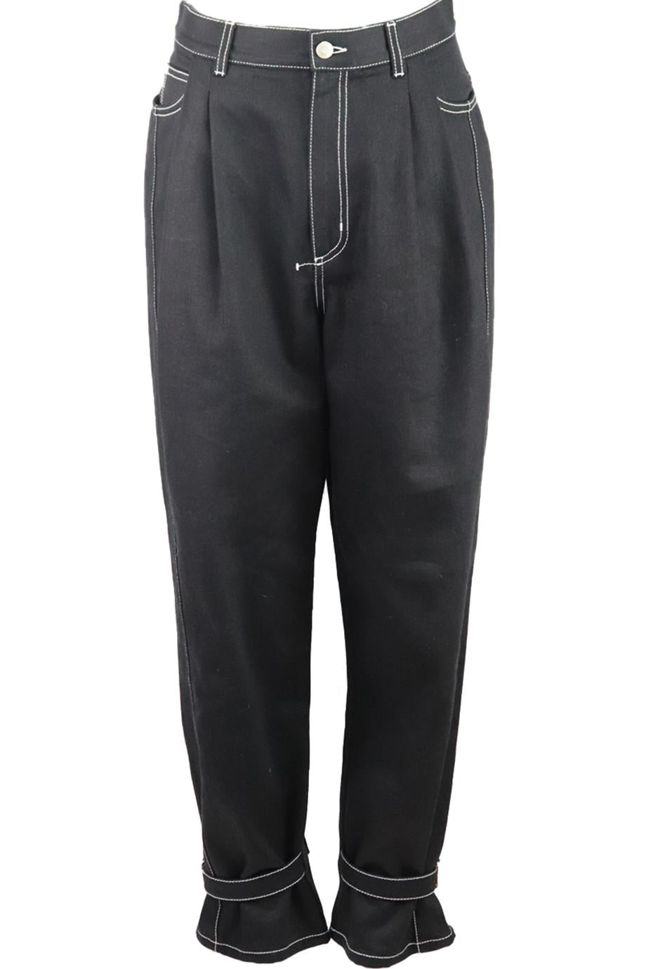 ALEXANDER MCQUEEN HIGH RISE TAPERED JEANS W27 UK 8/10