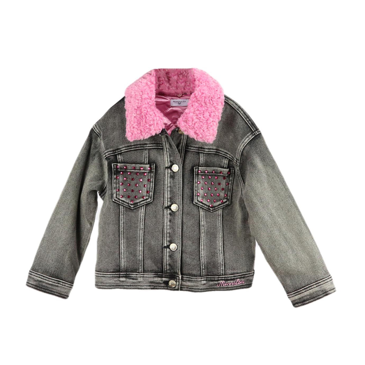 MONNALISA KIDS GIRLS DENIM JACKET 8 YEARS