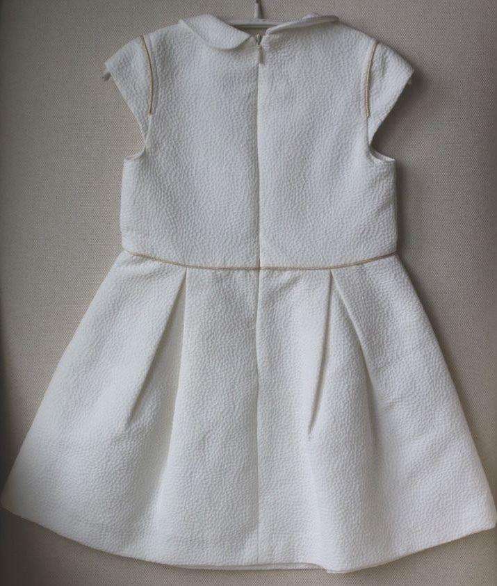 TARTINE ET CHOCOLAT BABY GIRLS IVORY DRESS 4 YEARS