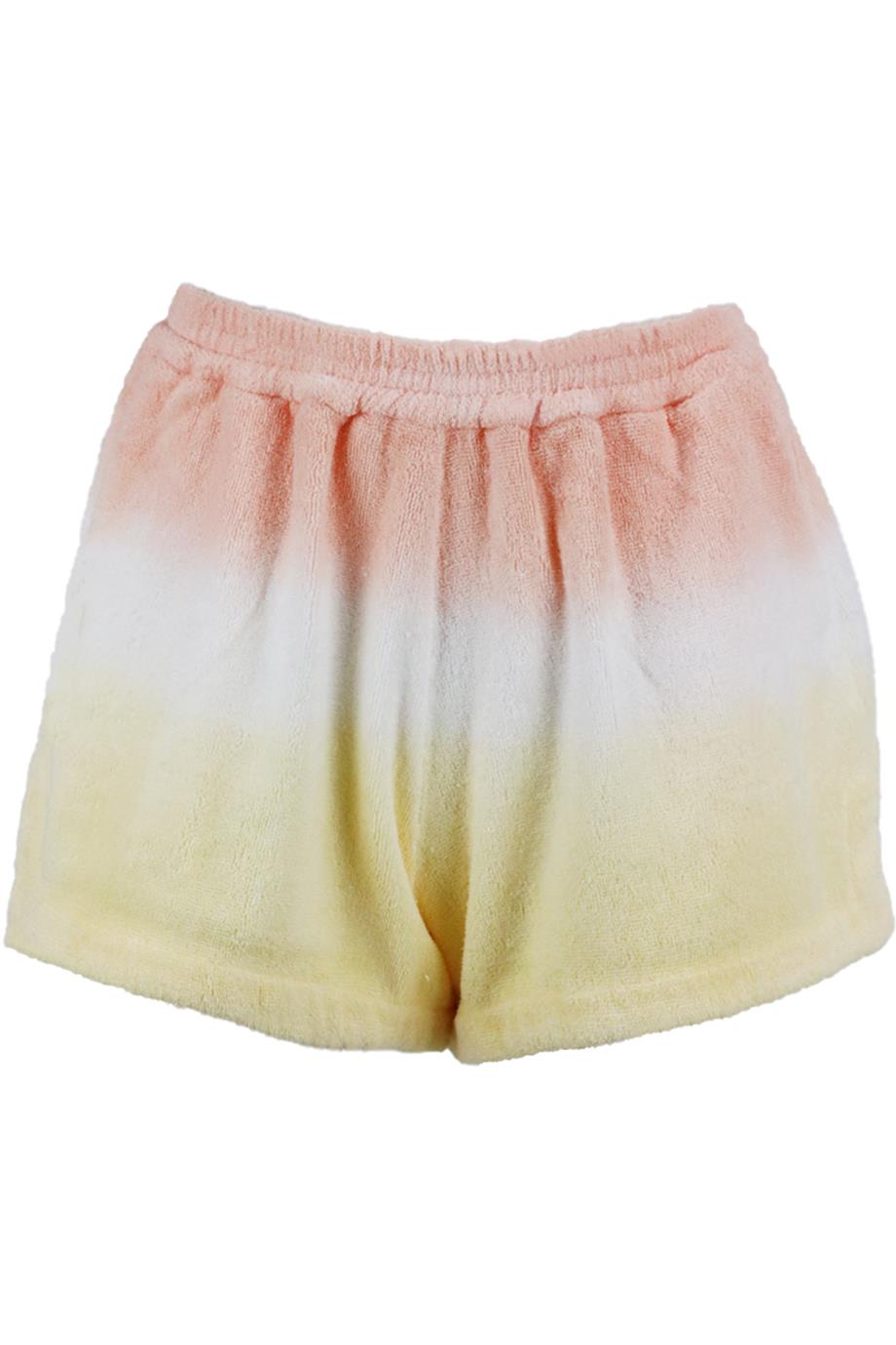 TERRY OMBRÉ COTTON TERRY SHORTS SMALL