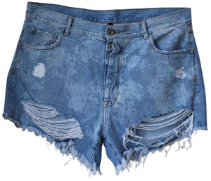 UNRAVEL PROJECT BEN TAVERNITI CLOUDY BAGGY BOY SHORTS  W29 UK 12