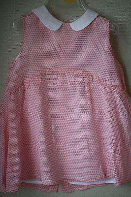 FENDI BABY PINK SILK FF DRESS WITH BLOOMERS 18 MONTHS