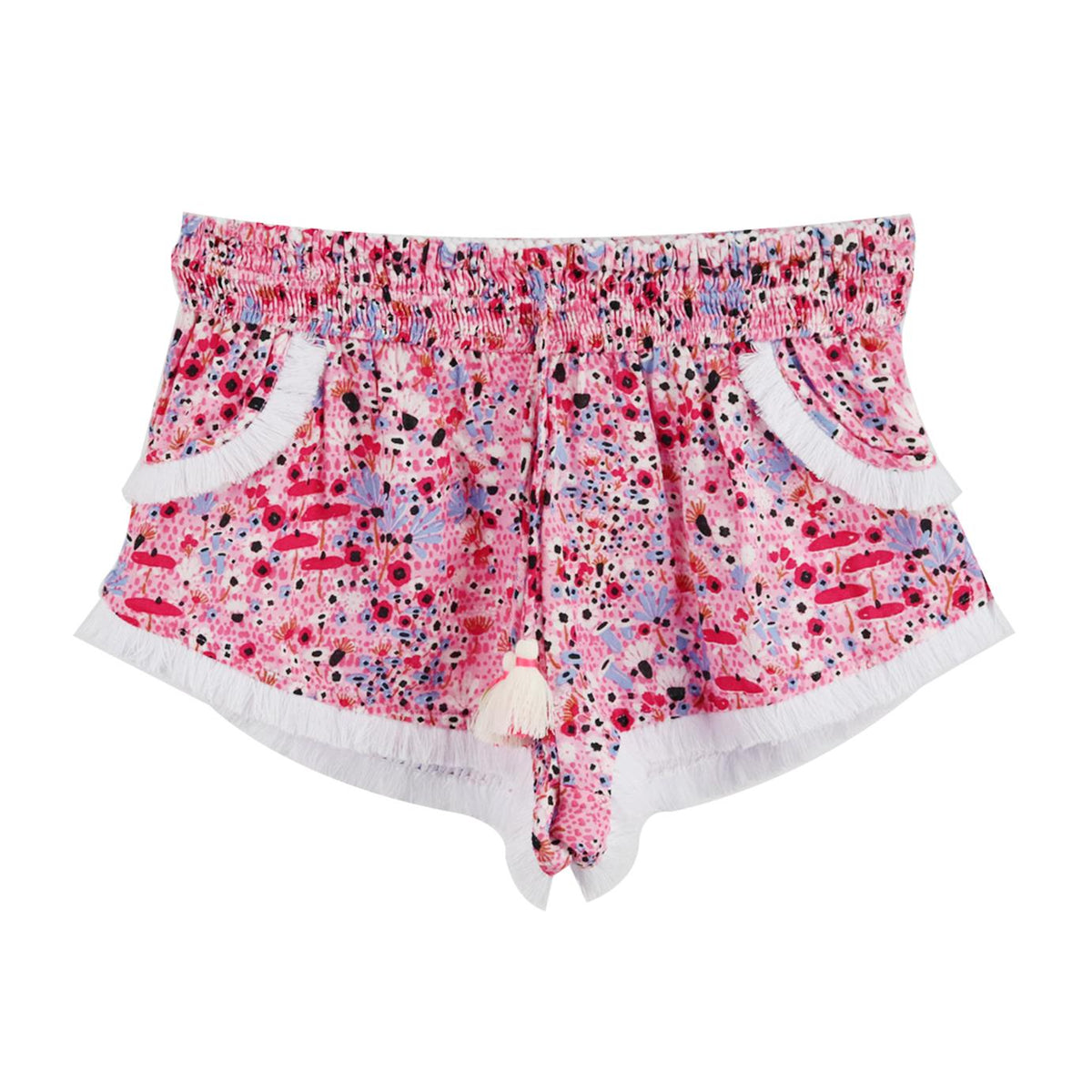 POUPETTE ST BARTH KIDS GIRLS PRINTED SHORTS 7-8 YEARS