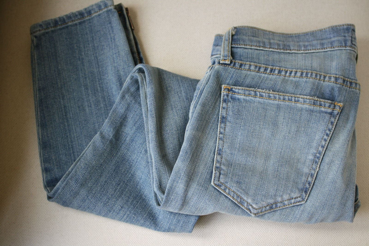 CURRENT ELLIOTT THE SILVERLAKE ZIP BLUE JEANS W27 UK 8/10