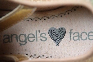 ANGEL'S FACE GIRLS GOLD GLITTER SHOES EU 24 UK 7