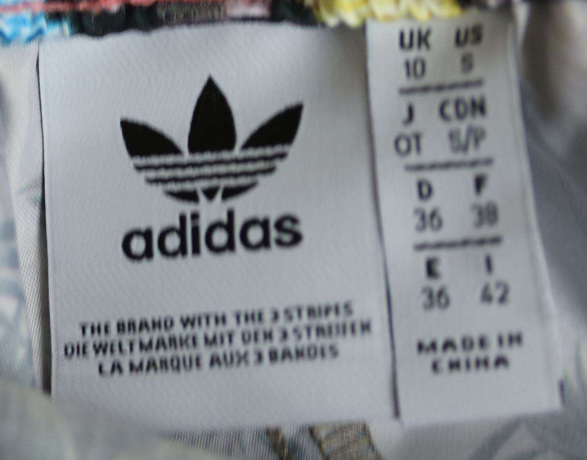 ADIDAS ORIGINALS X FARM MULTI PRINT SHORTS UK 10