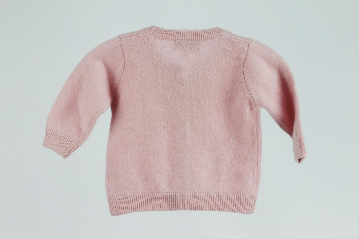 CASHMIRINO BABY GIRLS CASHMERE CARDIGAN 3 MONTHS