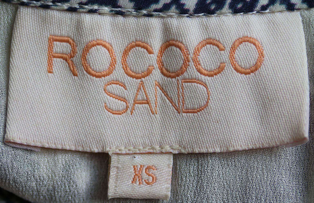ROCOCO SAND IONIC PRINTED MAXI DRESS XSMALL