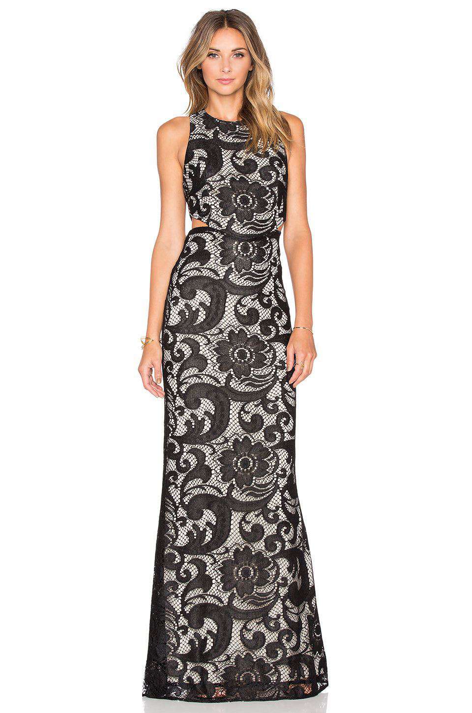 ALICE AND OLIVIA ADEL LACE DRESS US 4 UK 8