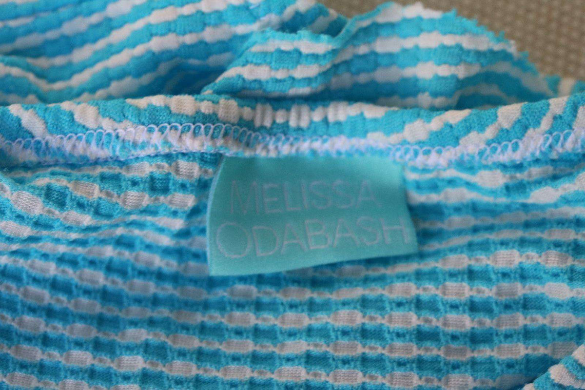 MELISSA ODABASH BABY GIRLS KIDS BLUE WHITE FRILL BIKINI 4 YEARS