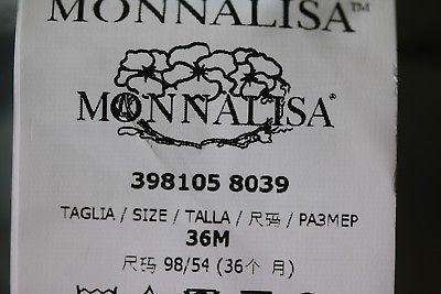 MONNALISA BEBE BABY GIRLS PADDED BLUE SYNTHETIC FUR JACKET 36 MONTHS