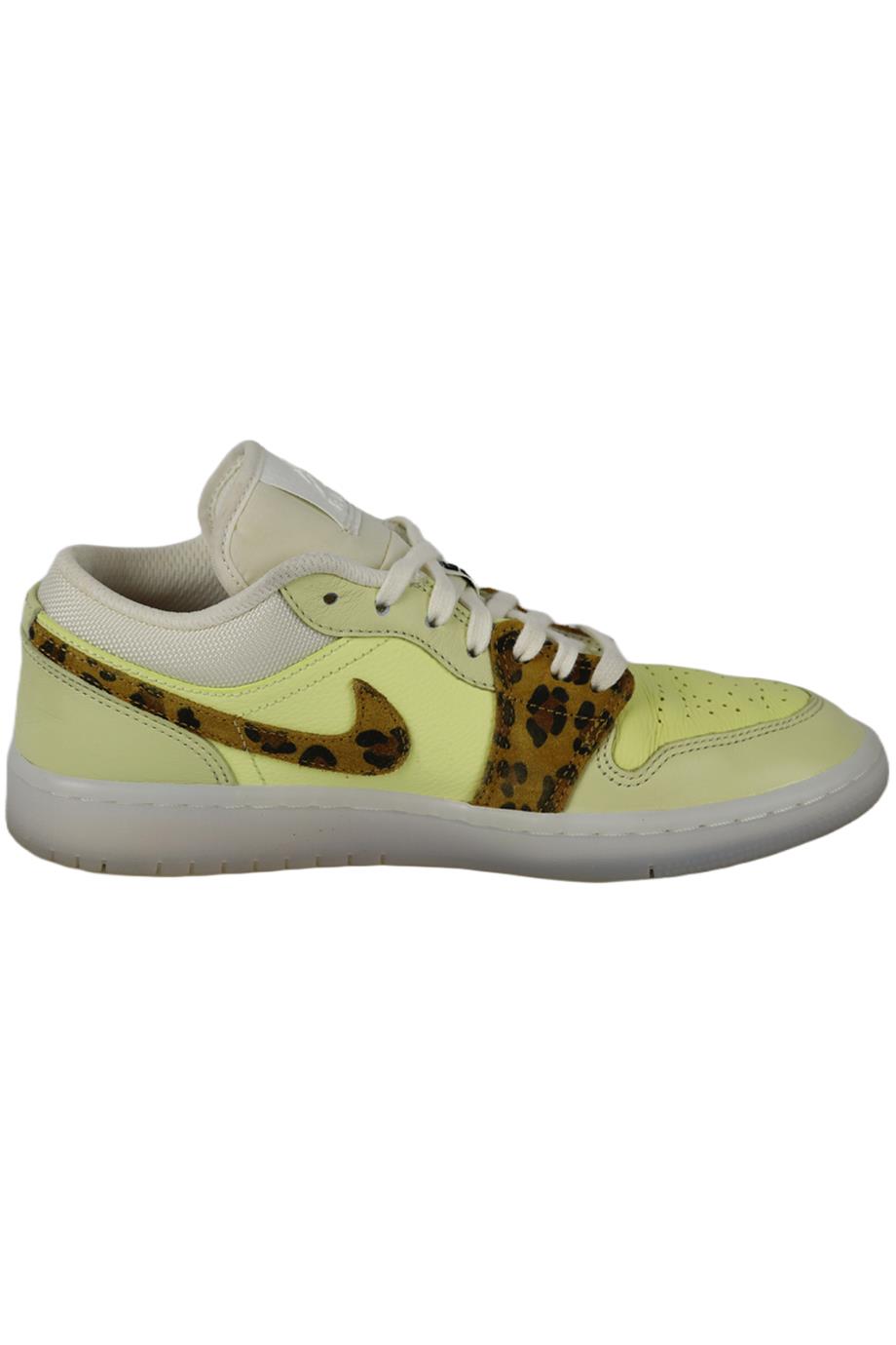 NIKE AIR JORDAN 1 LEATHER LOW TOP SNEAKERS EU 39 UK 5.5 US 8
