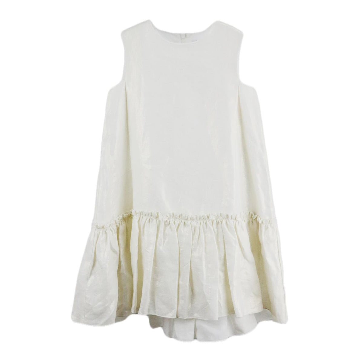 IL GUFO KIDS GIRLS METALLIC LINEN DRESS 8 YEARS