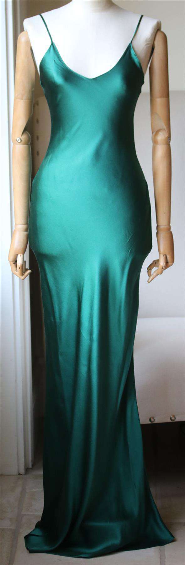 THEPERFEXT SARAH SILK MAXI DRESS XSMALL