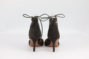 AQUAZZURA CUTOUT SUEDE PUMPS EU 38 UK 5 US 8