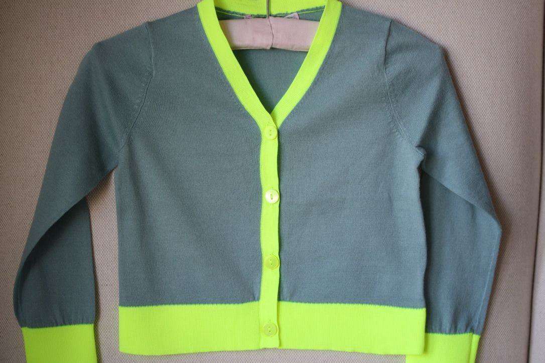 BONPOINT BABY NEON COTTON CARDIGAN 3 YEARS