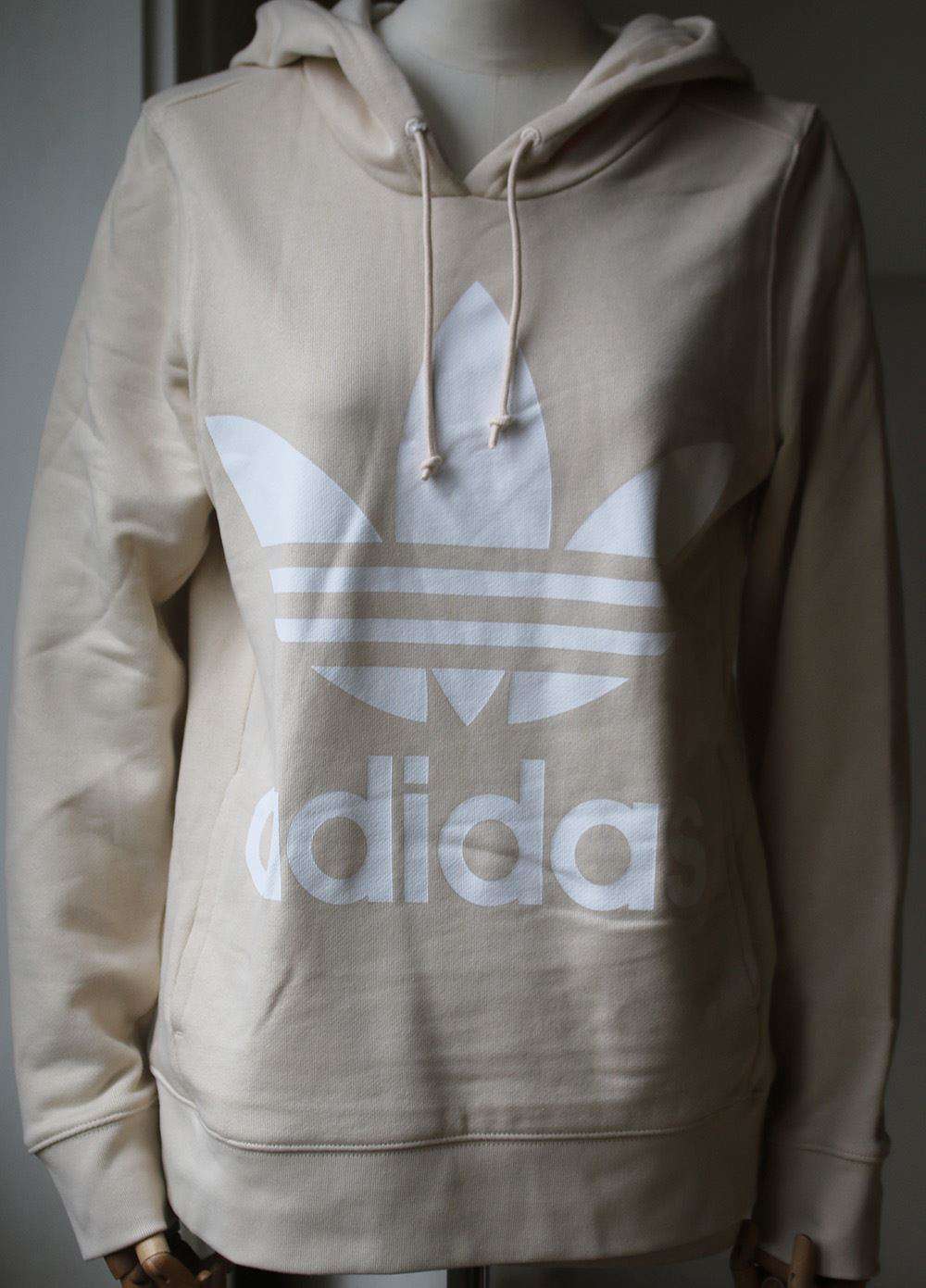 ADIDAS ORIGINALS TREFOIL COTTON HOODIE UK 6