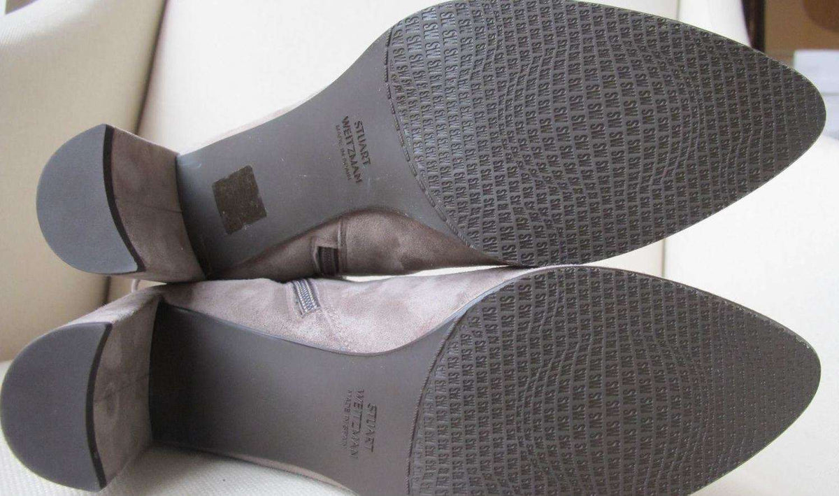 STUART WEITZMAN GRANDIOSE GREY SUEDE BOOTS EU 40 US 9 UK 6.5