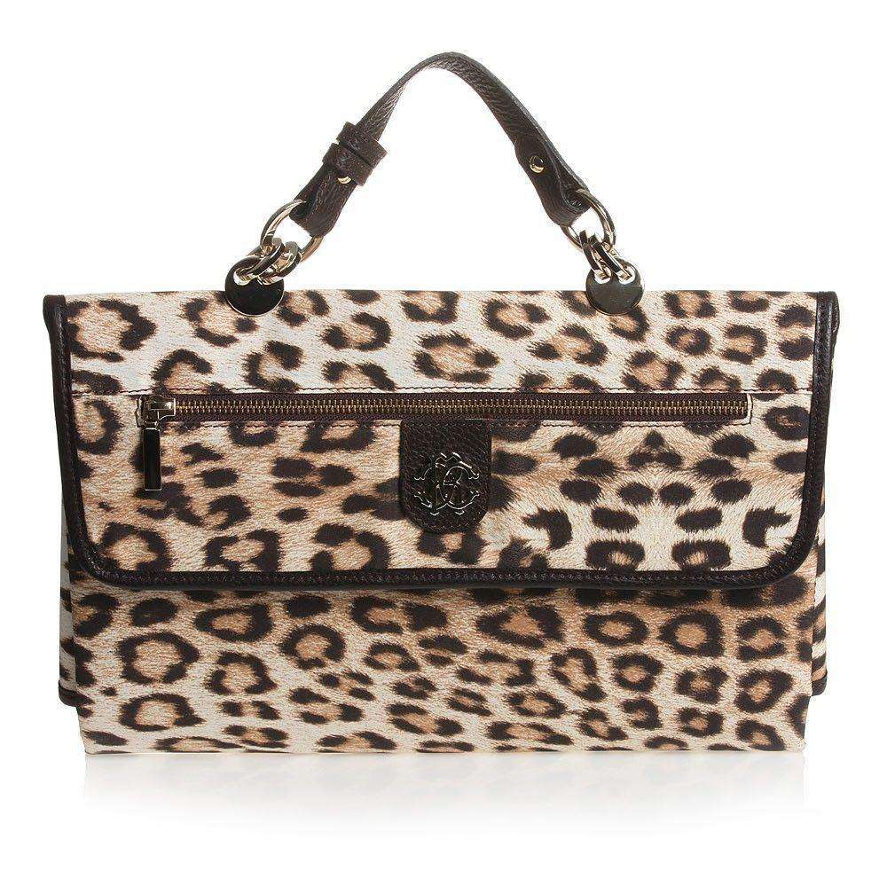ROBERTO CAVALLI BABY LEOPARD PRINT TRAVEL CHANGING MAT BAG