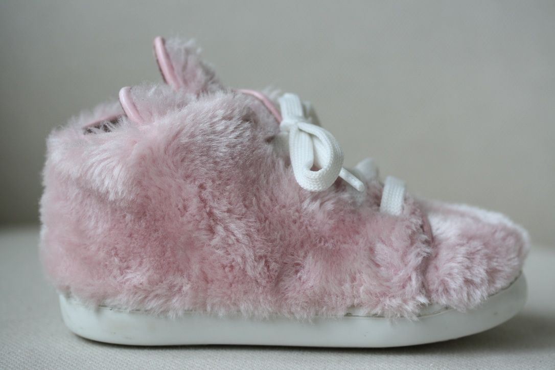 MINNA PARIKKA BABY FAUX FUR HIGH TOP SNEAKERS SHOES EU 21 UK 4/5