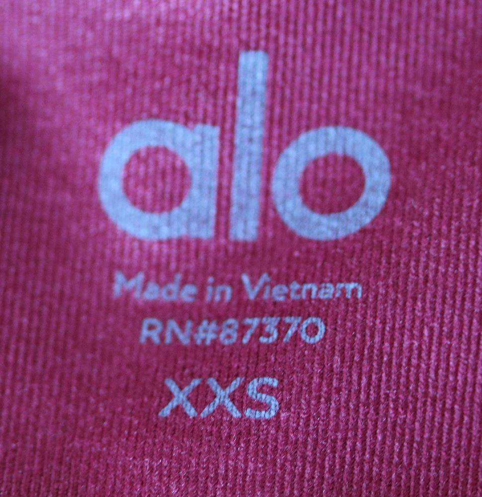 ALO YOGA AIRBRUSH SOLID LEGGINGS XXSMALL