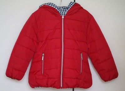 MAYORAL GIRLS RED & HOUNDSTOOTH REVERSIBLE JACKET 3 YEARS