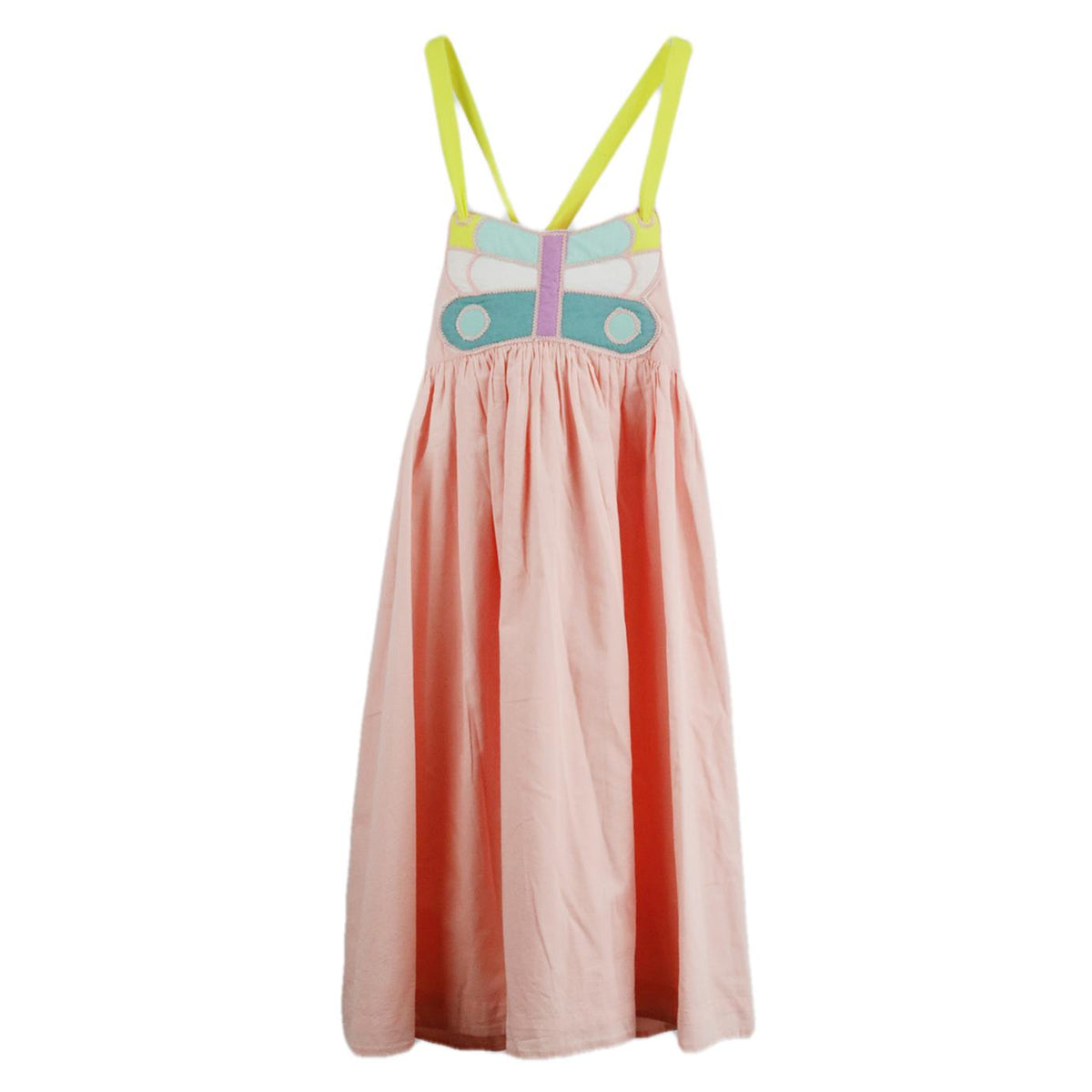 STELLA MCCARTNEY KIDS GIRLS BUTTERFLY COTTON DRESS 12 YEARS