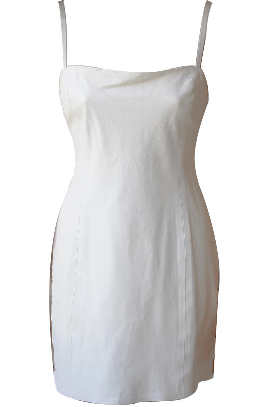 SABLYN MIRA LEATHER MINI DRESS LARGE