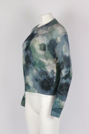 360 CASHMERE TIE DYED CASHMERE SWEATER SMALL