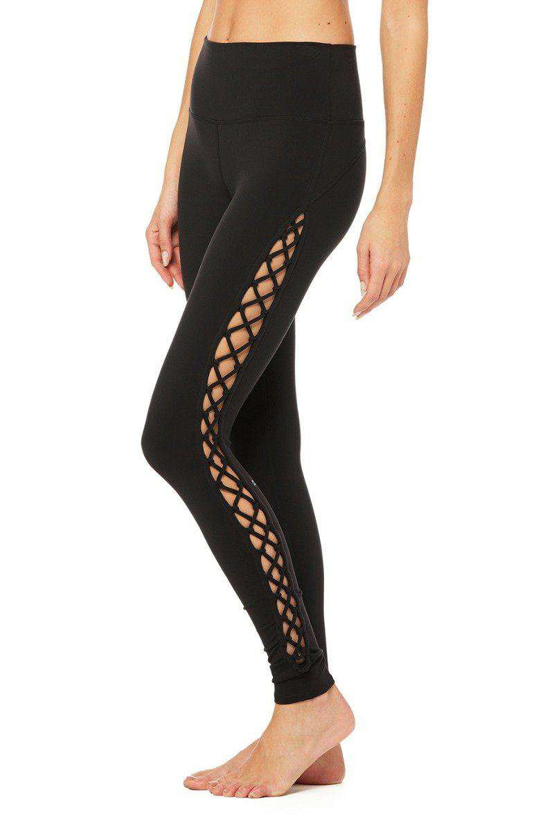 ALO YOGA INTERLACE LEGGINGS XXSMALL