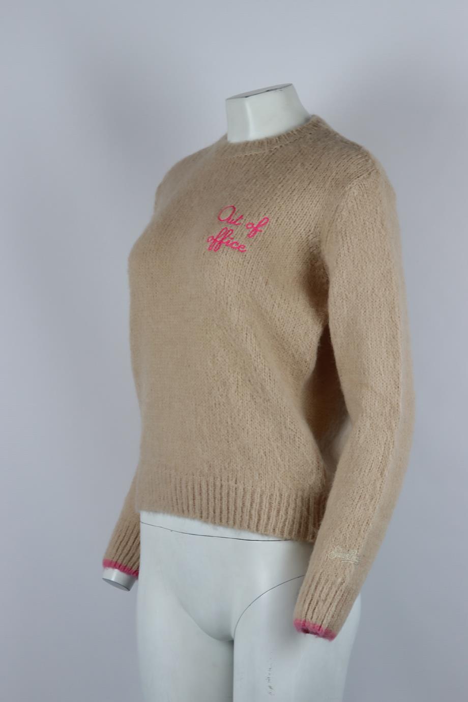 MC2 ST BARTH EMBROIDERED KNITTED SWEATER SMALL