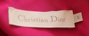 CHRISTIAN DIOR KIDS GIRLS METALLIC SILK CHIFFON DRESS 6 YEARS