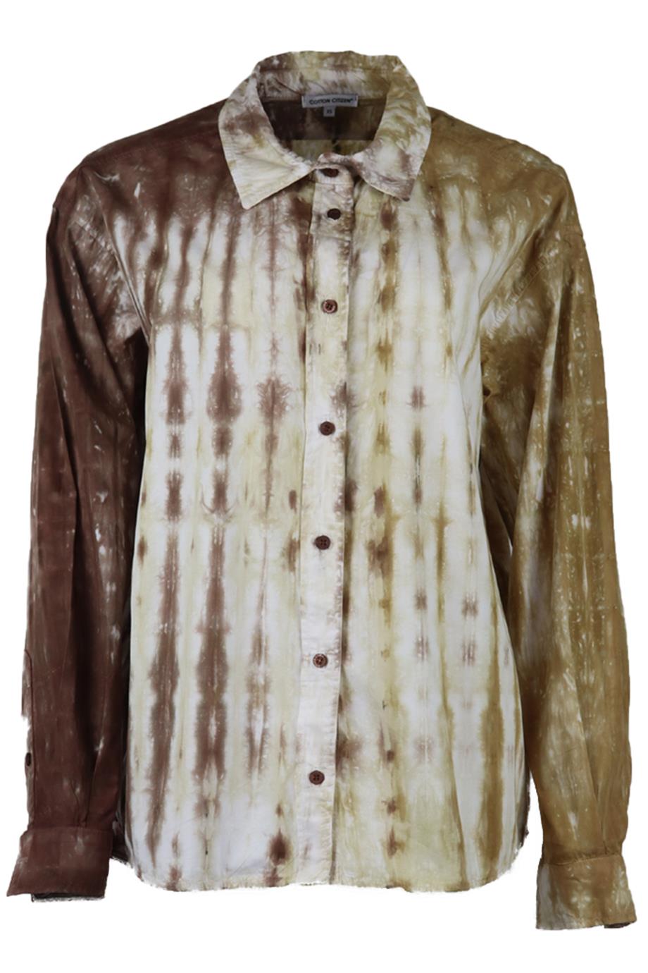 COTTON CITIZEN OVERSIZED TIE DYED COTTON SHIRT XSMALL