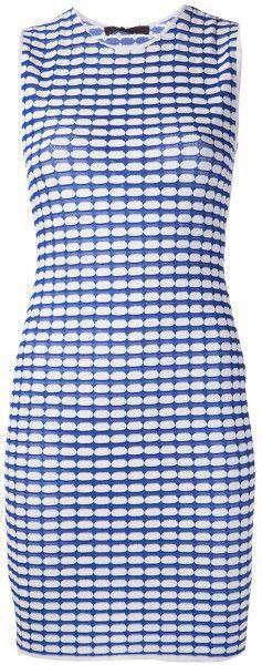 ALEXANDER WANG OPTIC TANK DRESS XS