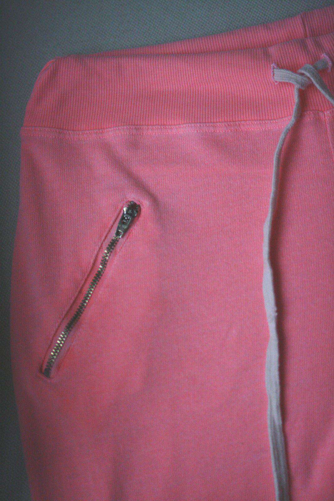 SUNDRY ZIPPER NEON ORANGE SWEATPANTS SZ 2 UK 10