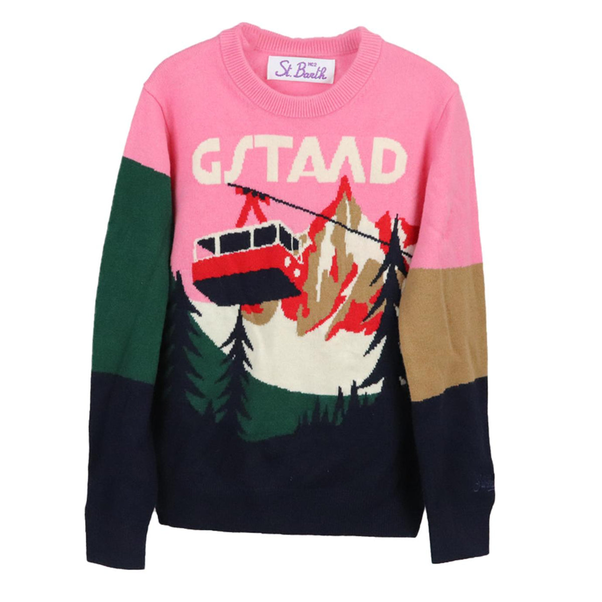 MC2 SAINT BARTH KIDS UNISEX WOOL SWEATER 8 YEARS