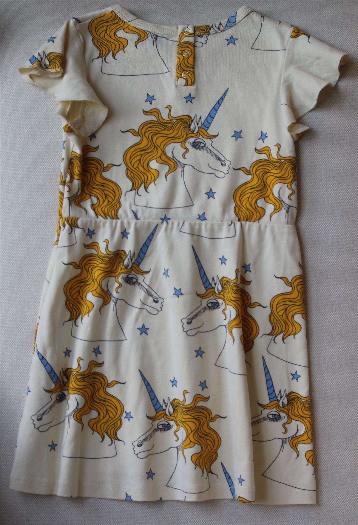 MINI RODINI GIRLS UNICORN PRINT DRESS 3-4 YEARS