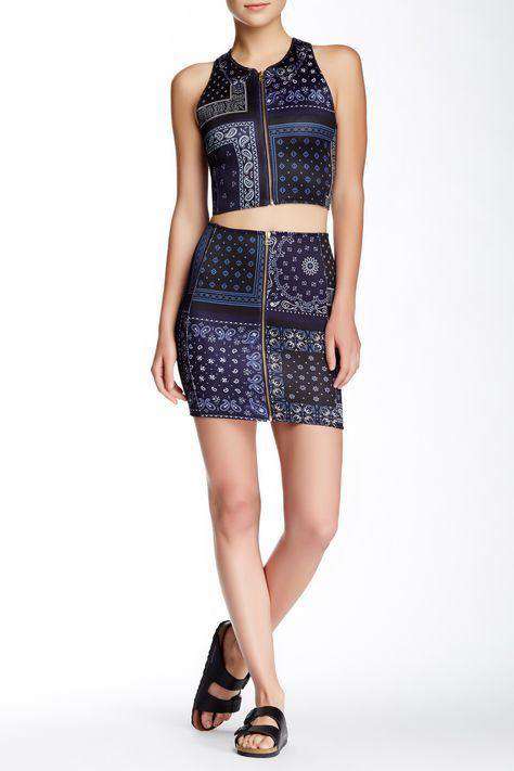 ADIDAS ORIGINALS X OPENING CEREMONY BANDANA PRINT TOP SMALL