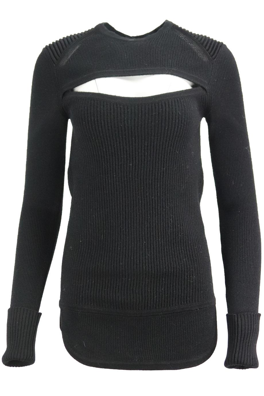 ISABEL MARANT RIBBED WOOL BLEND MINI DRESS MEDUIM
