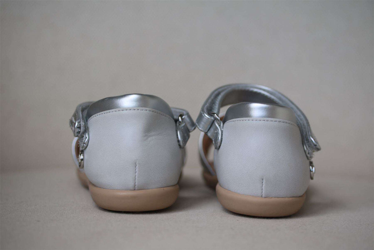MAYORAL GIRLS SILVER SANDALS EU 25 UK 7.5