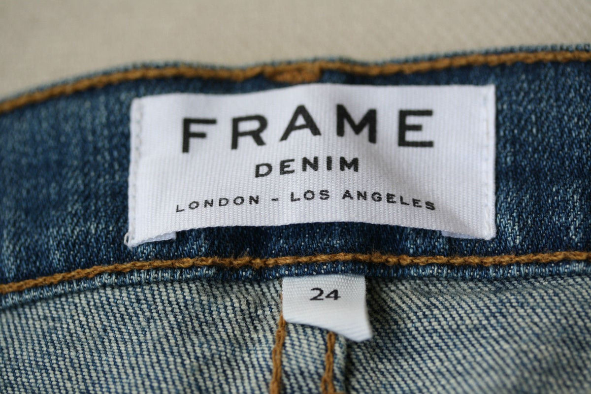 FRAME LE GARCON BROOKS JEANS W24 UK 6