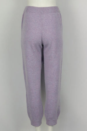 LOVESHACKFANCY WOOL AND CASHMERE BLEND TRACK PANTS SMALL