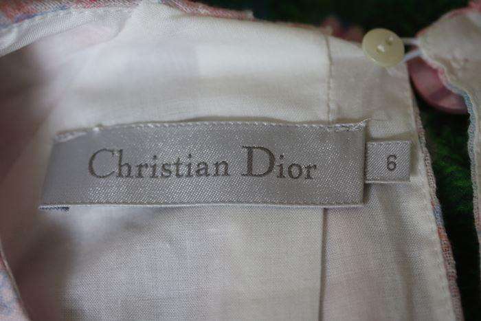 DIOR GIRLS PINK FLORAL DRESS 6 YEARS