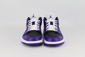 NIKE AIR JORDAN 1 LOW COURT LEATHER SNEAKERS EU 40 UK 6 US 7